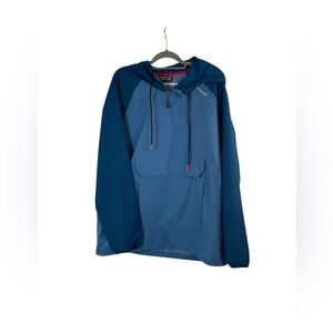 Avalanche men’s wren 1/4 zip pullover windbreaker size xl outdoor hiking camping